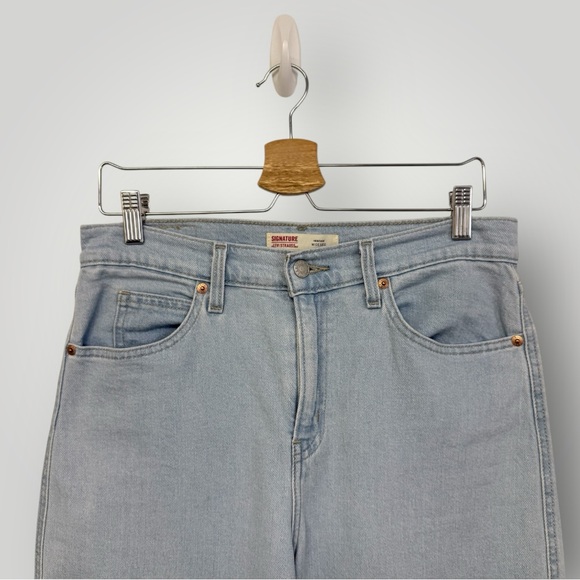 LEVI’S Signature Women's Heritage High-Rise Wide Leg Jeans Sz 28 - Picture 3 of 14